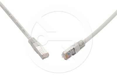 Solarix patch cable CAT6A SFTP LSOH 1m grey non-snag-proof