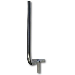 Antenna wall-mount "L" longer, length 37cm, height 120cm, d=28mm with T base