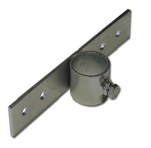 Pole holder for diameter 42mm, direct wall-mount, longer strap