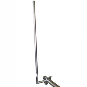 Antenna holder on balcony  L , lenght 15cm, height 120cm, d=28mm with serrated clamp