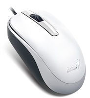 GENIUS mouse DX-120, wired, 1200 dpi, USB, white