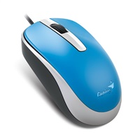 GENIUS mouse DX-120, wired, 1200 dpi, USB, blue