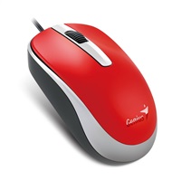 GENIUS mouse DX-120, wired, 1200 dpi, USB, red