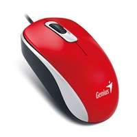 GENIUS mouse DX-110, wired, 1000 dpi, USB, red