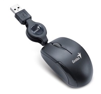 GENIUS mouse MicroTraveler V2 / wired / 1200 dpi / USB / black