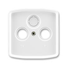 ABB, Antenna socket cover Yady TANGO, with break-out hole, white