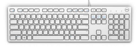 Dell KB216/Wired USB/GER layout/White