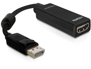 Delock Displayport 20pin male> 19 pin HDMI female, length 12.5 cm
