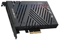 AVERMEDIA Live Gamer DUO GC570D, dual editing card, PCI-E, 2x HDMI, Full HD, 2160p, MPEG 4, RGB
