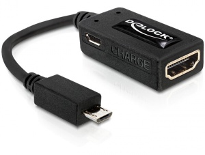 Delock adapter MHL male> High Speed HDMI female + micro USB B female
