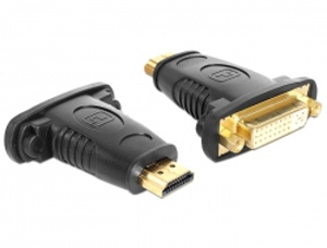 Delock Adapter HDMI male> DVI 24 + 5 pin female