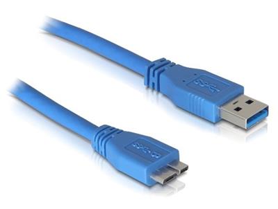 Delock USB 3.0 cable A male / Micro male length 3m