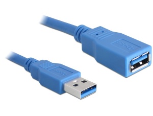 Delock USB 3.0 cable extending A / A male / female length 2m