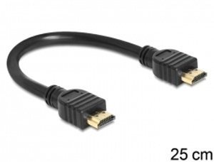 Delock Kabel High Speed HDMI Ethernet – A samec / samec25 cm