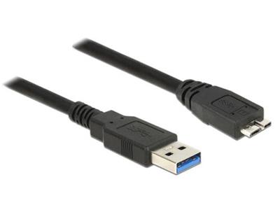 Delock Cable USB 3.0 Type-A male> USB 3.0 Type Micro-B male 0.5 m black