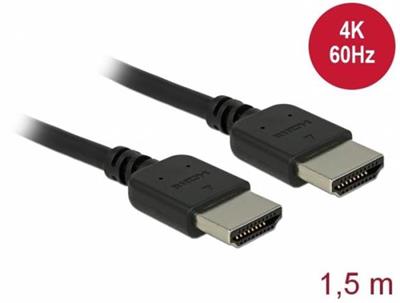 Delock Premium HDMI kabel 4K 60 Hz 1,5 m
