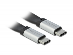 Delock USB 3.2 Gen 2, FPC flat ribbon cable, USB Type-C ™ to USB Type-C ™, 22 cm, PD 3 A E-Marker