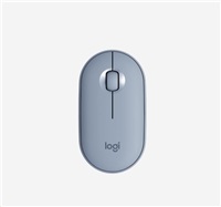 Logitech Pebble Wireless Mouse M350, blue-gray