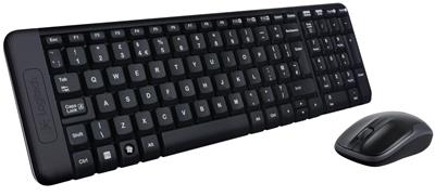 Logitech Wireless keyboard mouse Wireless Desktop MK220, CZ