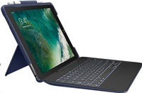 Logitech SlimCombo Keyboard Case for iPad Pro 10.5 inch, UK, Classic Blue