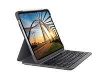 Logitech Slim Folio Pro Keyboard Case for iPad Pro 11-inch, UK, Graphite