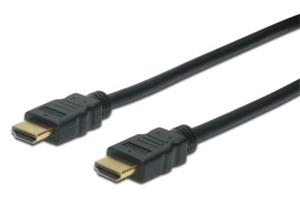 Digitus Highspeed Ethernet HDMI (1.4) connecting cable, 3x shielded, AWG 30, 10m, pos. contacts