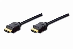 Digitus HDMI High Speed + Ethernet connection cable, 2xshielded, 3m