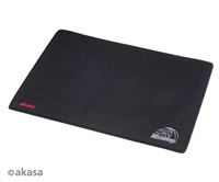 AKASA mouse pad Venom Black, thickness 3mm, natural rubber, resistant to dirt and dust, black