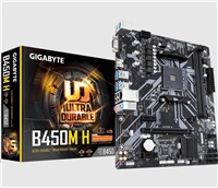 GIGABYTE MB Sc AM4 B450M H, AMD B450, 2xDDR4, 1xHDMI, 1xVGA, mATX