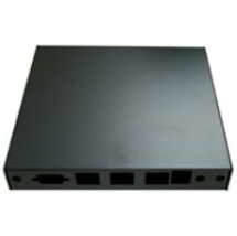 Installation box CASE1D2BLKU, USB, 3x LAN, black
