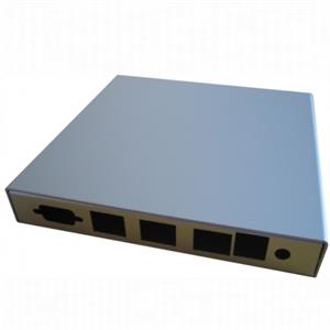 Mounting box CASE1D2U, 3x LAN, USB, Grey
