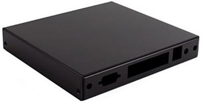 Installation box CASE1D4BLKU, USB, 4x LAN, Black