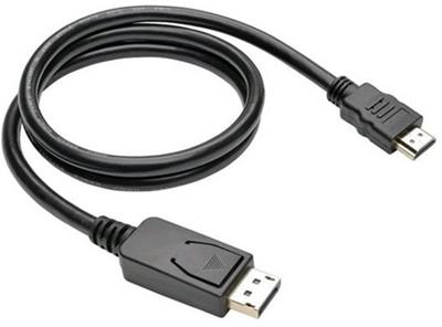Cable C-TECH DisplayPort/HDMI, 1m, black