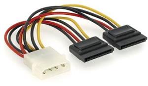 C-TECH cable SATA power 15 cm to 1 x 5.25 2xSATA