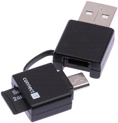 OTG reader MicroSD / HC for mobile phones and PC