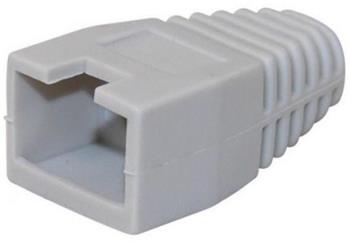 Protective cap for RJ45 with cut, grey color