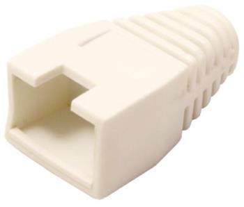 Protective cap for RJ45 with cut, white color