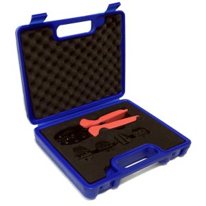 Masterlan profi crimping pliers for cable lugs with a tool box