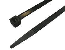 Cable ties black 16cm, 2,6mm width, 100pcs