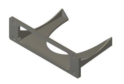 D-MTACX Rackmount holder for MikroTik devices hAP AC2/hAP, gray