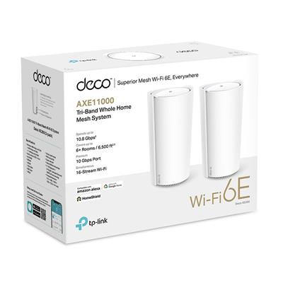 TP-Link Deco XE200(2-pack) - Mesh Wi-Fi 6E system (2-pack)