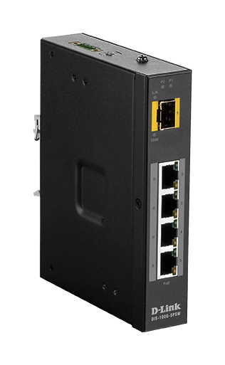 D-Link DIS-100G-5PSW 5 Port Unmanaged Switch with 4 x 10/100/1000BaseT(X) ports (4 PoE) & 1 x 100/10