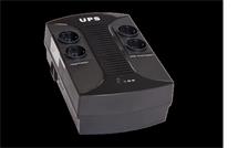 MaxPower UPS backup power 230V, 600VA, 360W, 6x socket, 2x USB, desktop design