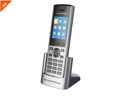 Grandstream DP730 IP phone, 2.4 "color display, 2SIP accounts, video, BT, Micro USB, HAC, Push-to-talk