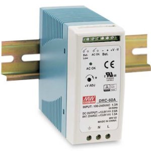 MEAN WELL DRC-60A switching power supply for DIN rail