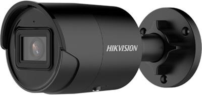 Hikvision IP bullet camera DS-2CD2046G2-IU(BLACK)(2.8mm)(C), 4MP, 2.8mm, microphone, AcuSense, Black