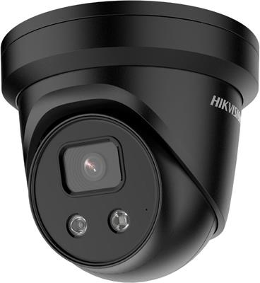 Hikvision IP turret cameraDS-2CD2346G2-IU(2.8mm)(C)(BLACK), 4MP, 2.8mm, Microphone, Black, Acusense