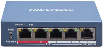 Hikvision DS-3E1105P-EI PoE Smart managed Switch, 4x PoE, 60W