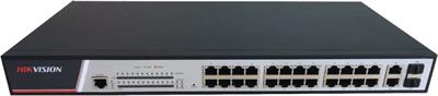 Hikvision DS-3E2326P PoE Smart managed switch, 24x PoE, 380W