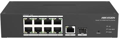 Hikvision DS-3T1310P-SI/HS Industrial PoE switch, 8x PoE, 110W
